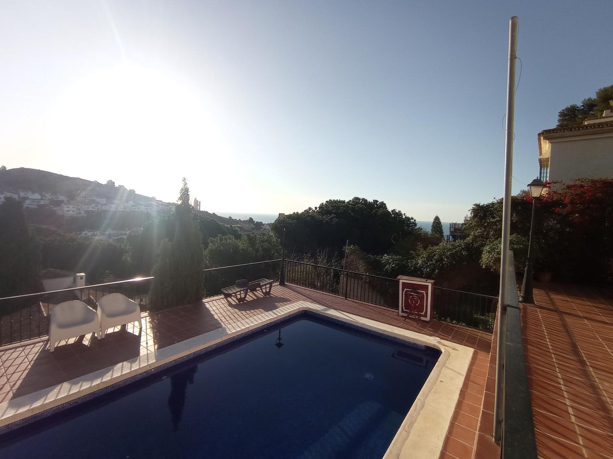 Apartamento en Villa con Piscina Málaga Exterior foto