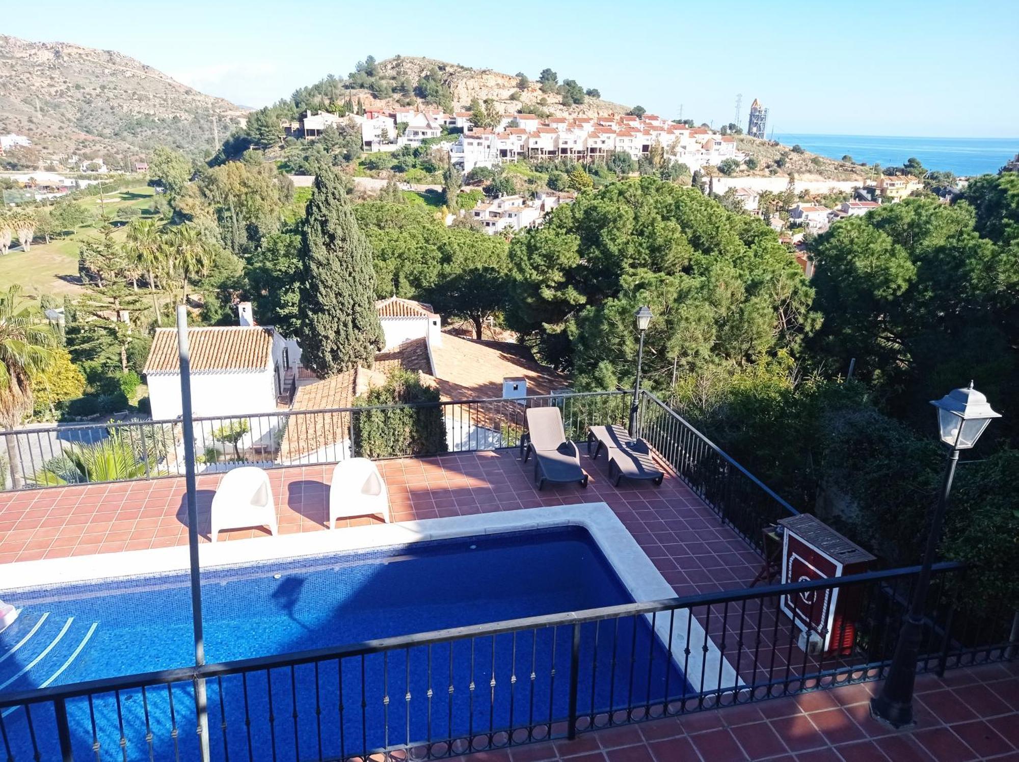 Apartamento en Villa con Piscina Málaga Exterior foto